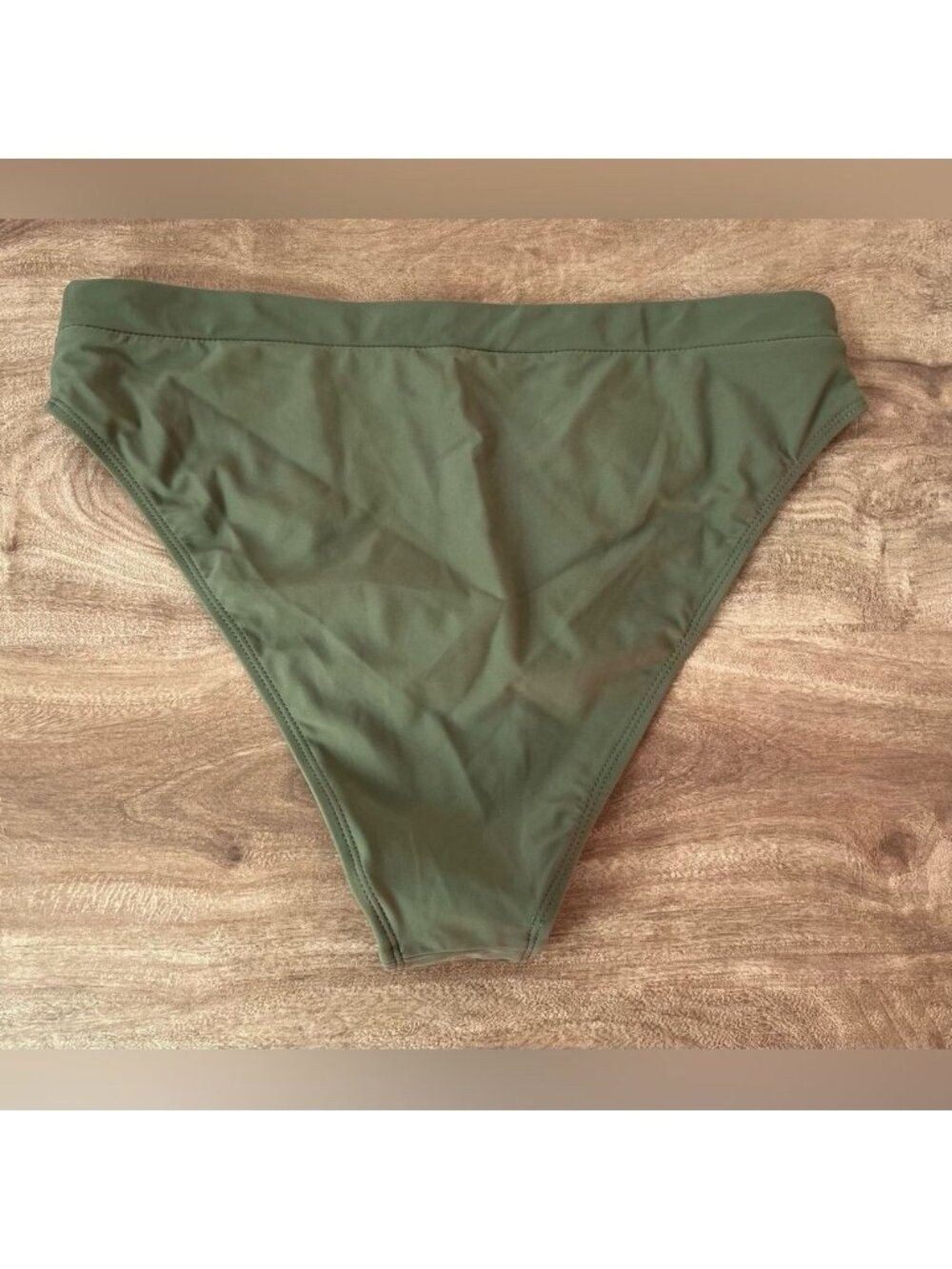 NWOT Bikini Bottom Army Green Swimsuit Bottom Only Size XL - Picture 5 of 6